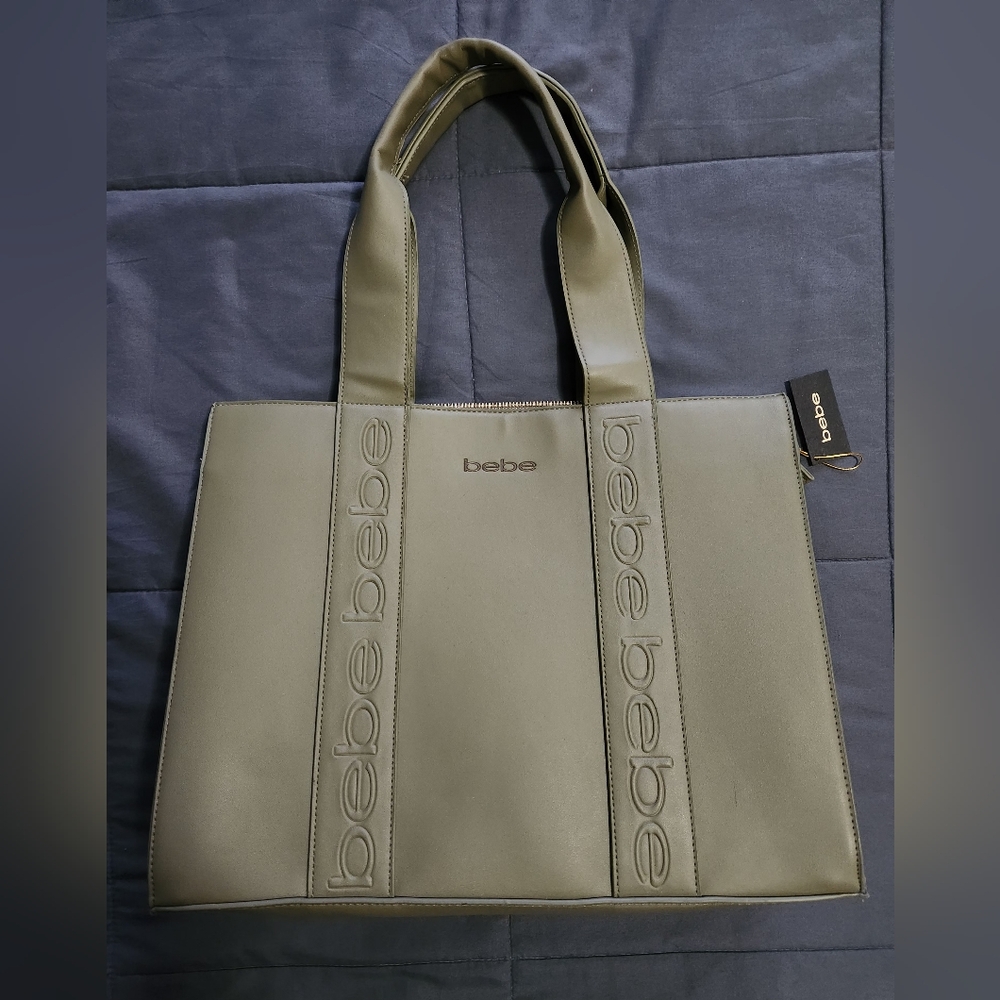 New Bebe Hana Polyurethane Tote!!!
